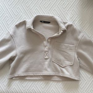 Zara crop sweater